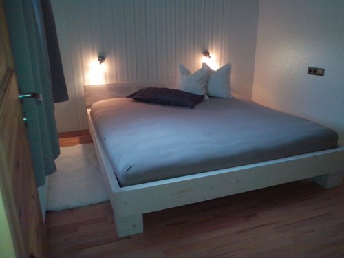 Bett futonbett doppelbett - /,