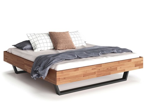Massivholzbett kufenbett bett - kufenbett,
