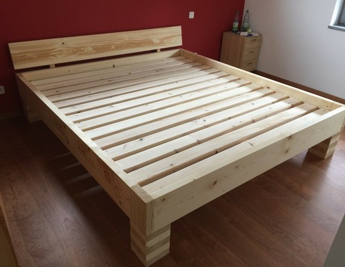 Bett massivholzbett - bett, /